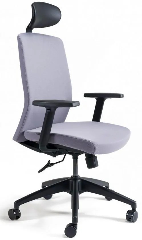 OFFICE PRO bestuhl -  OFFICE PRO bestuhl Kancelárska stolička J2 ECO BLACK SP sivá