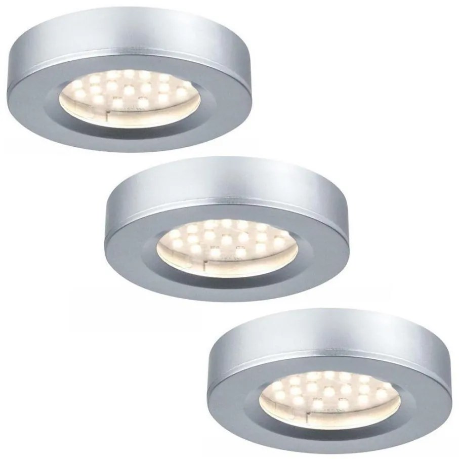 Paulmann Paulmann  93580 - SADA 3xLED/2,5W Podhľadové svietidlo FURNITURE 230/12V W1389