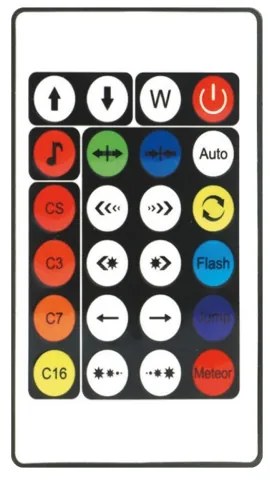 LED RGBW Stmievateľná stojacia lampa LOLLY LED/5W/230V + diaľkové ovládanie