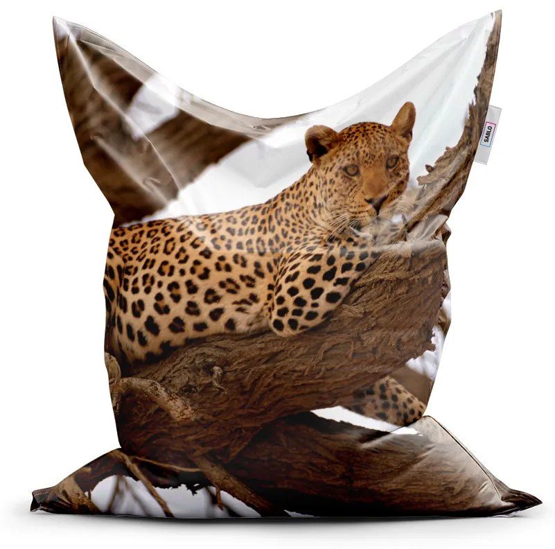 Sablio Sedací vak Leopard 2 - 150x100 cm