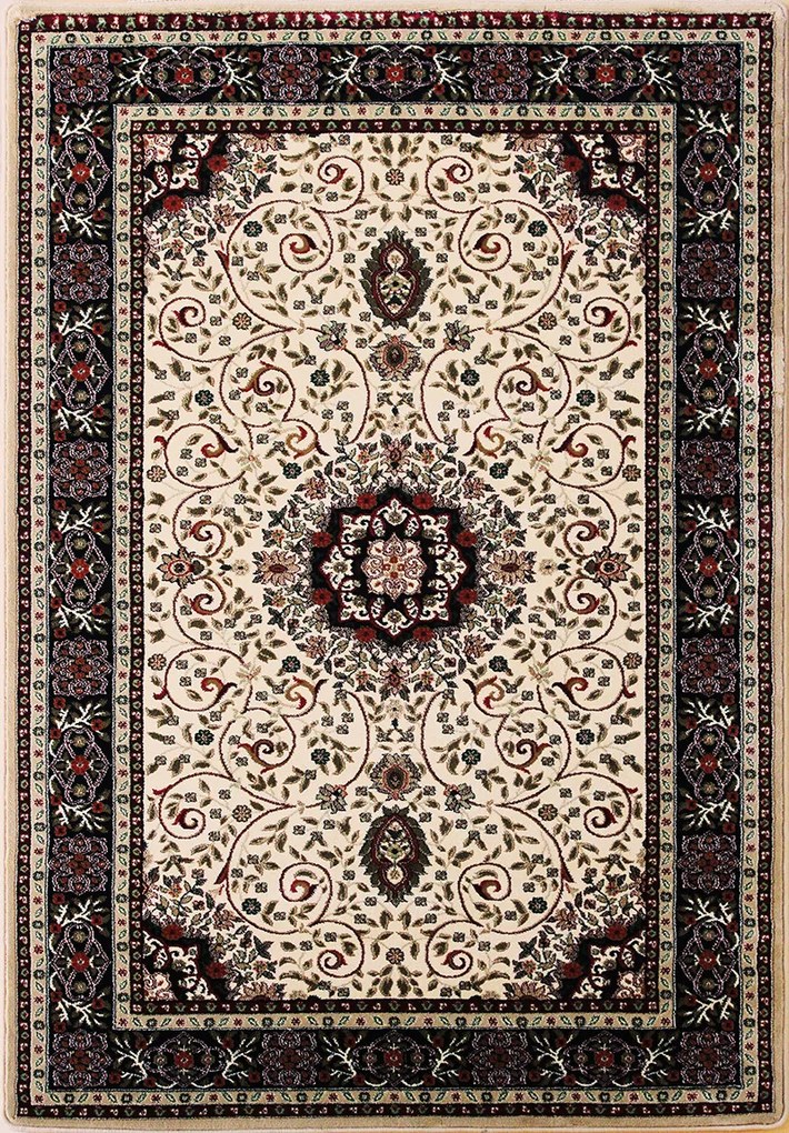 Koberec Anatolia 5858 krémový s orientálnym vzorom – obdĺžnik Rozmer: 70x100 cm