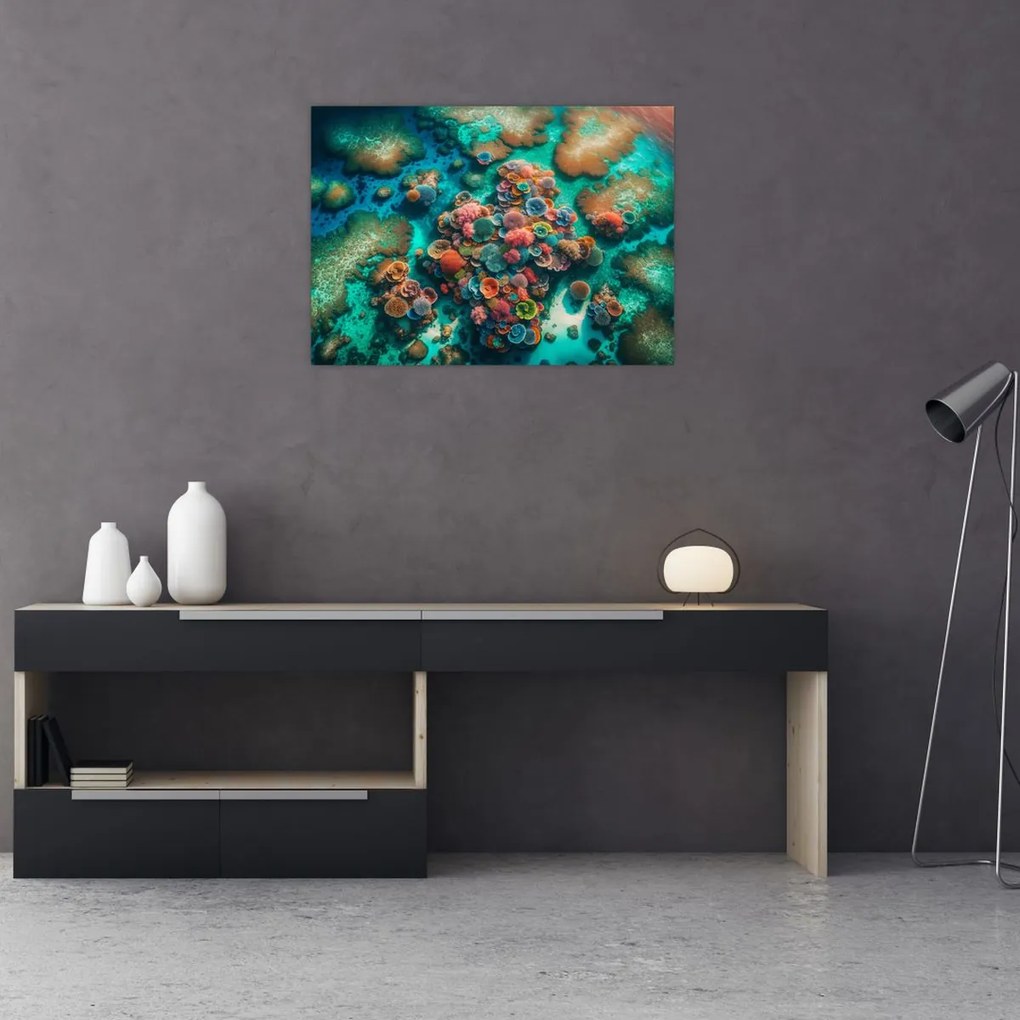 Obraz - Pohľad na more (70x50 cm)