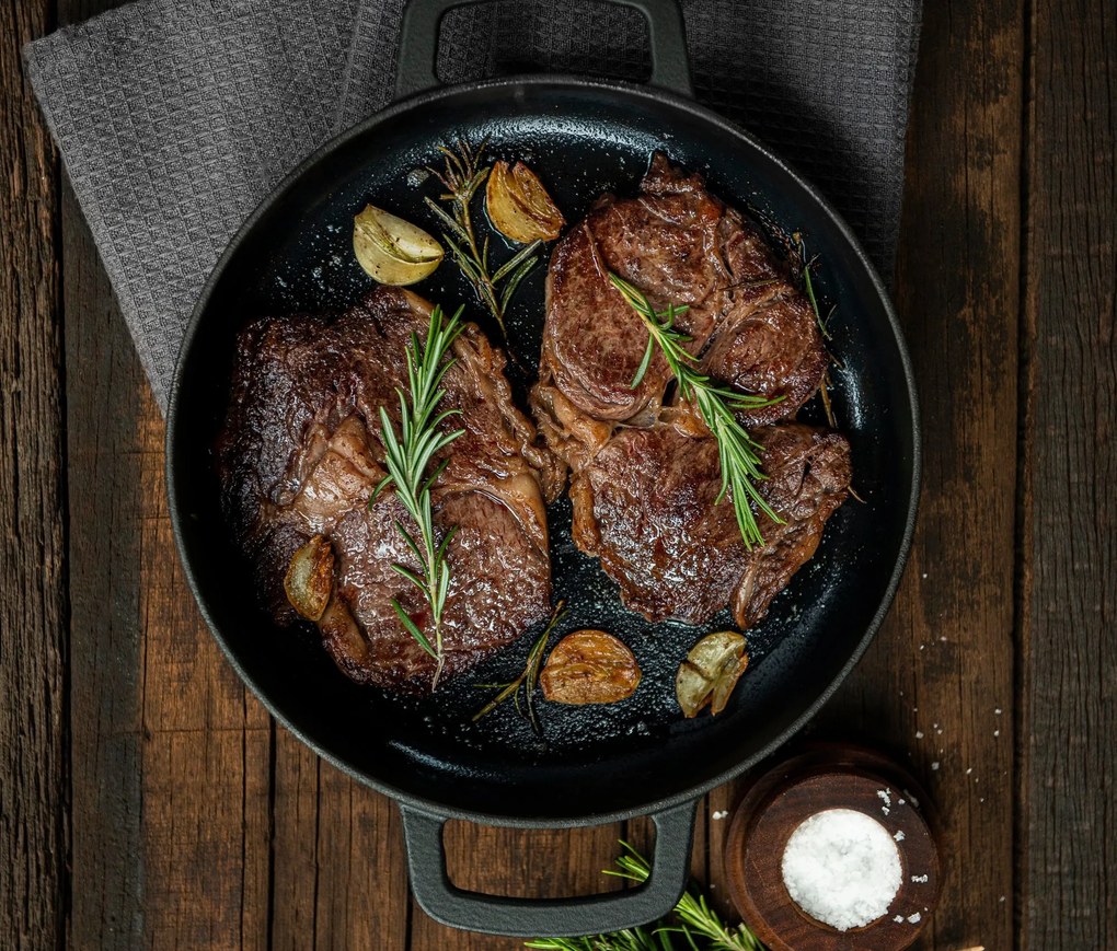 Liatinová panvica »Sous-Chef«, COMBEKK