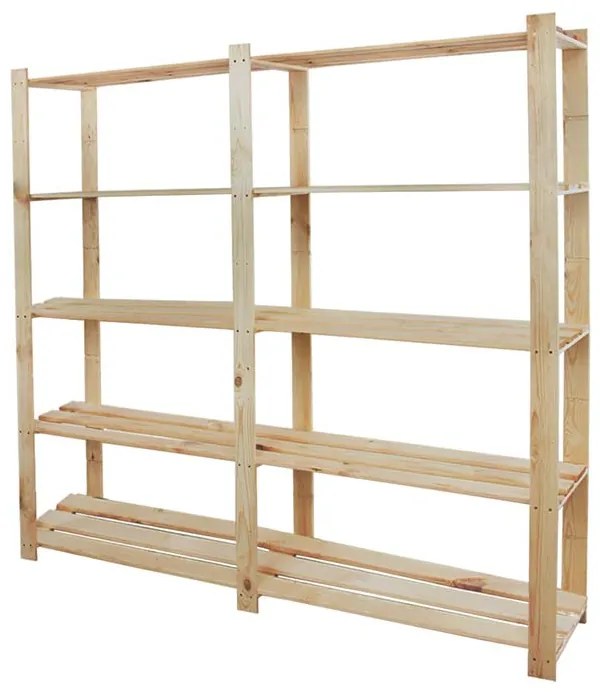 ATMOWOOD Drevený regál 170 x 170 x 28 cm