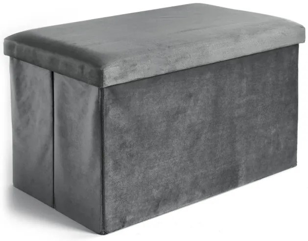 Úložná taburetka DIEGO XL grafitová