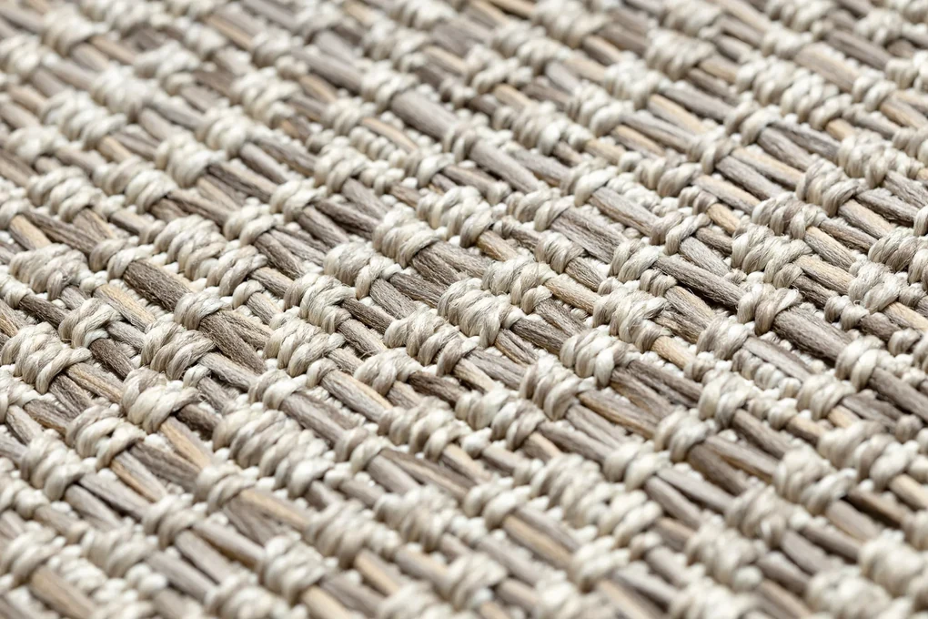 Šnúrkový koberec SIZAL BOHO 46208051 Medový vzor, béžový