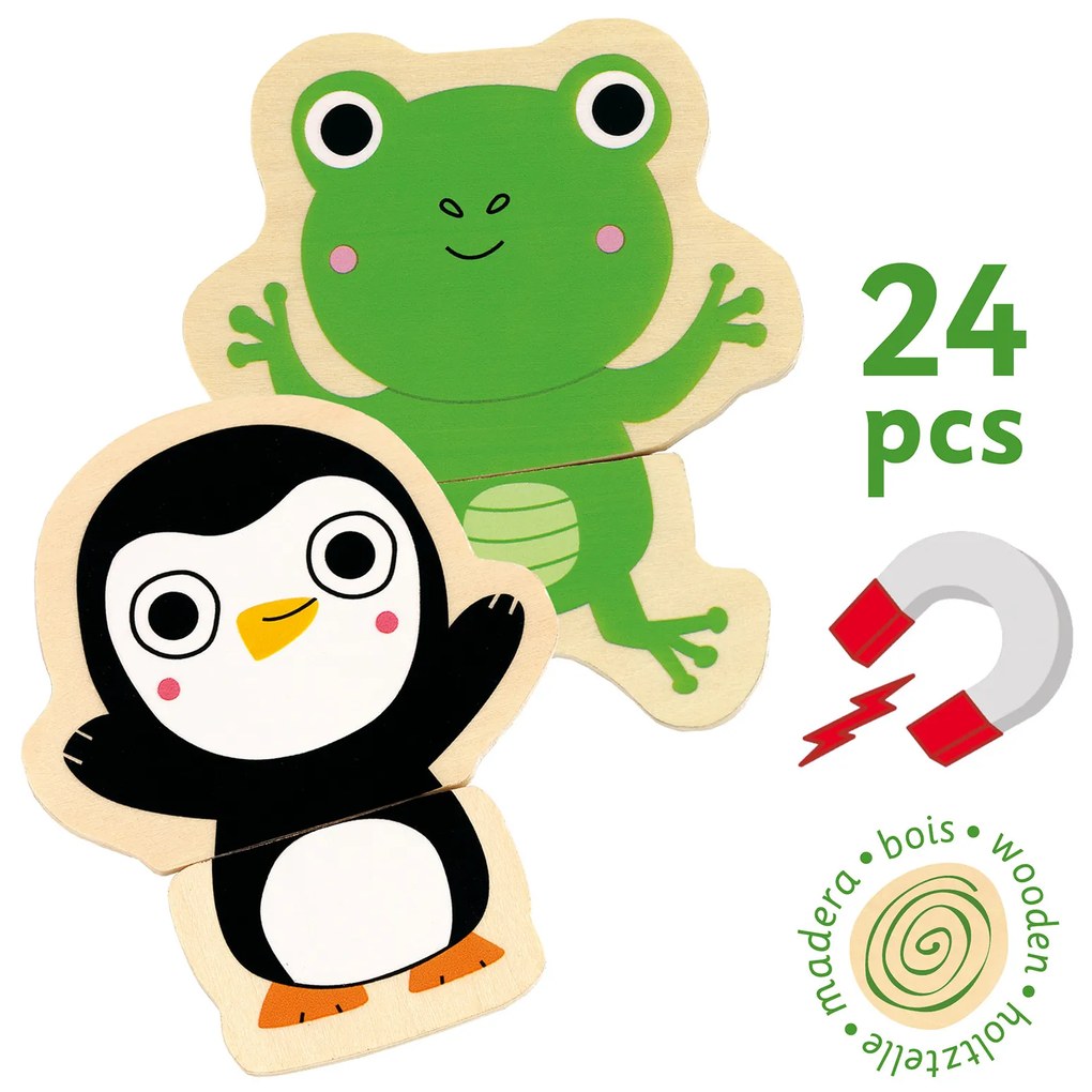 Magnetické veselé zvieratká