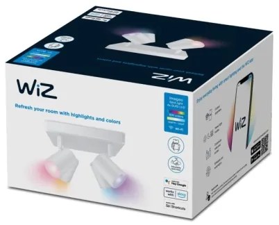 WiZ - LED RGBW Stmievateľné bodové svietidlo IMAGEO 4xGU10/4,9W/230V biela Wi-Fi