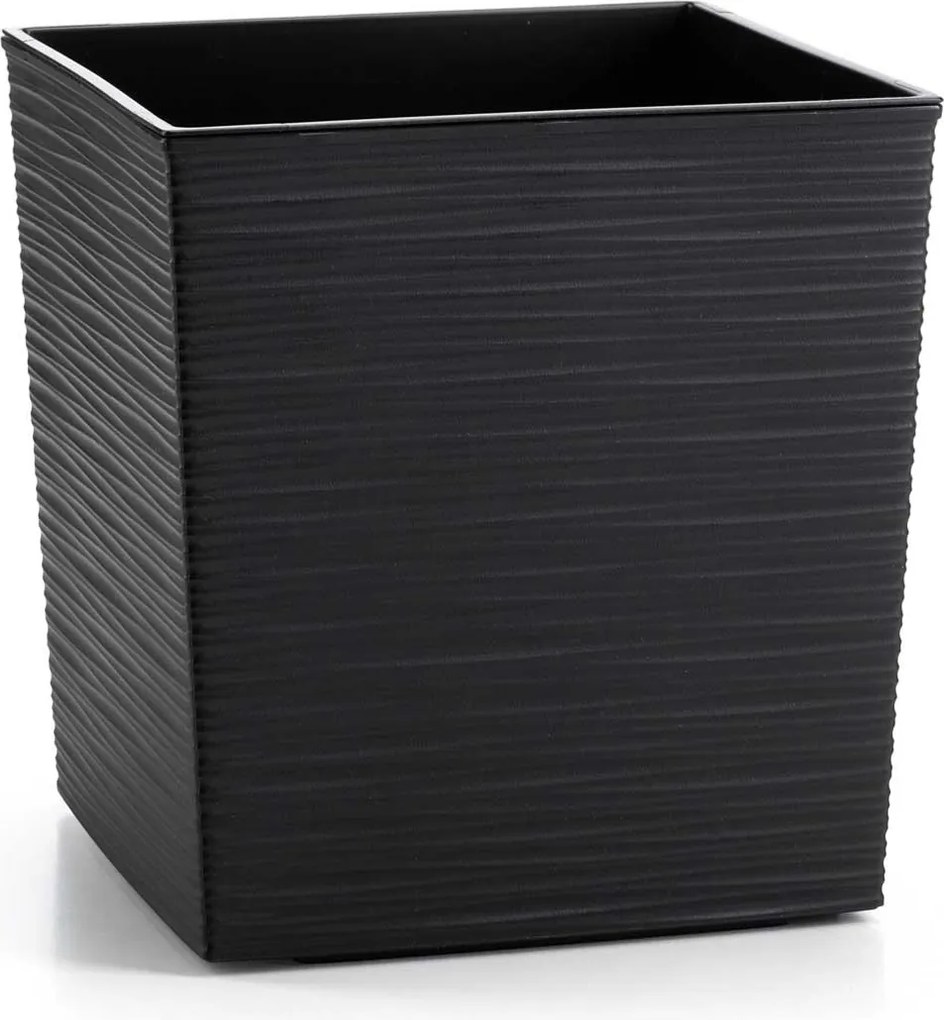Květináč FLORE RIFLO 24,7x25,6 cm černý