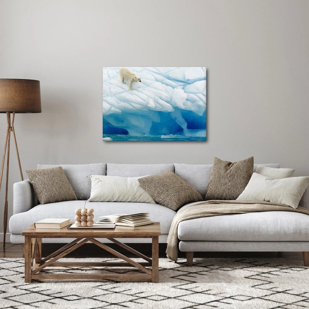 Obraz - Polárny medveď (70x50 cm)