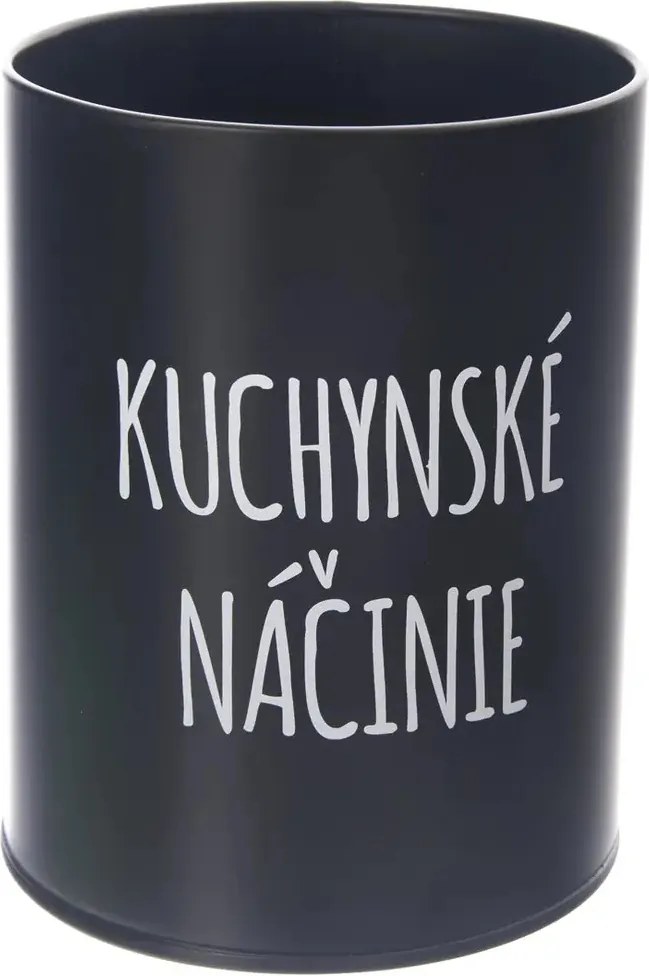 Orion Dóza, plechová, čierna, bez veka, KUCHYNSKÉ NÁČINIE SK