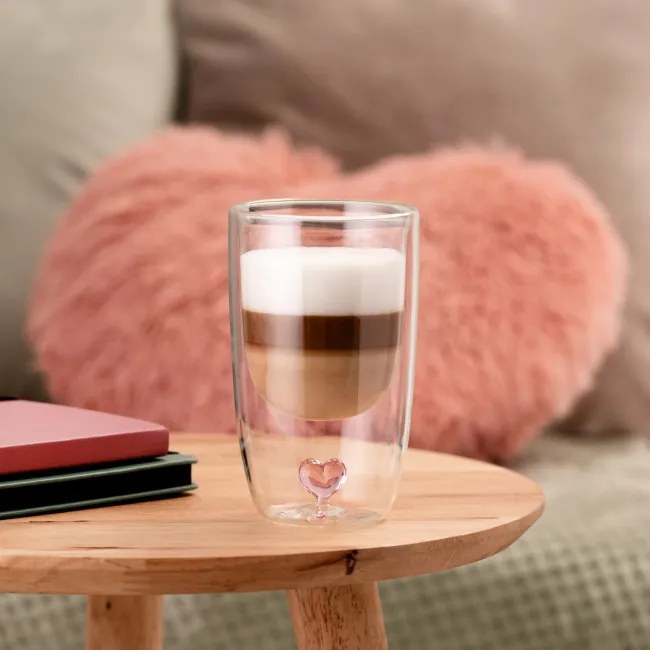 Pohár CORAZON so srdiečkom 724602 350 ml