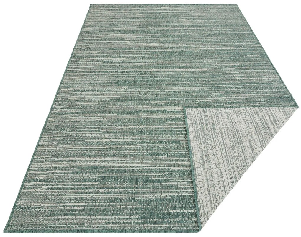 Kusový koberec Gemini 105547 Green z kolekcie Elle – na von aj na doma, 80x250, zelená, chodba / predsieň, ELLE Decoration