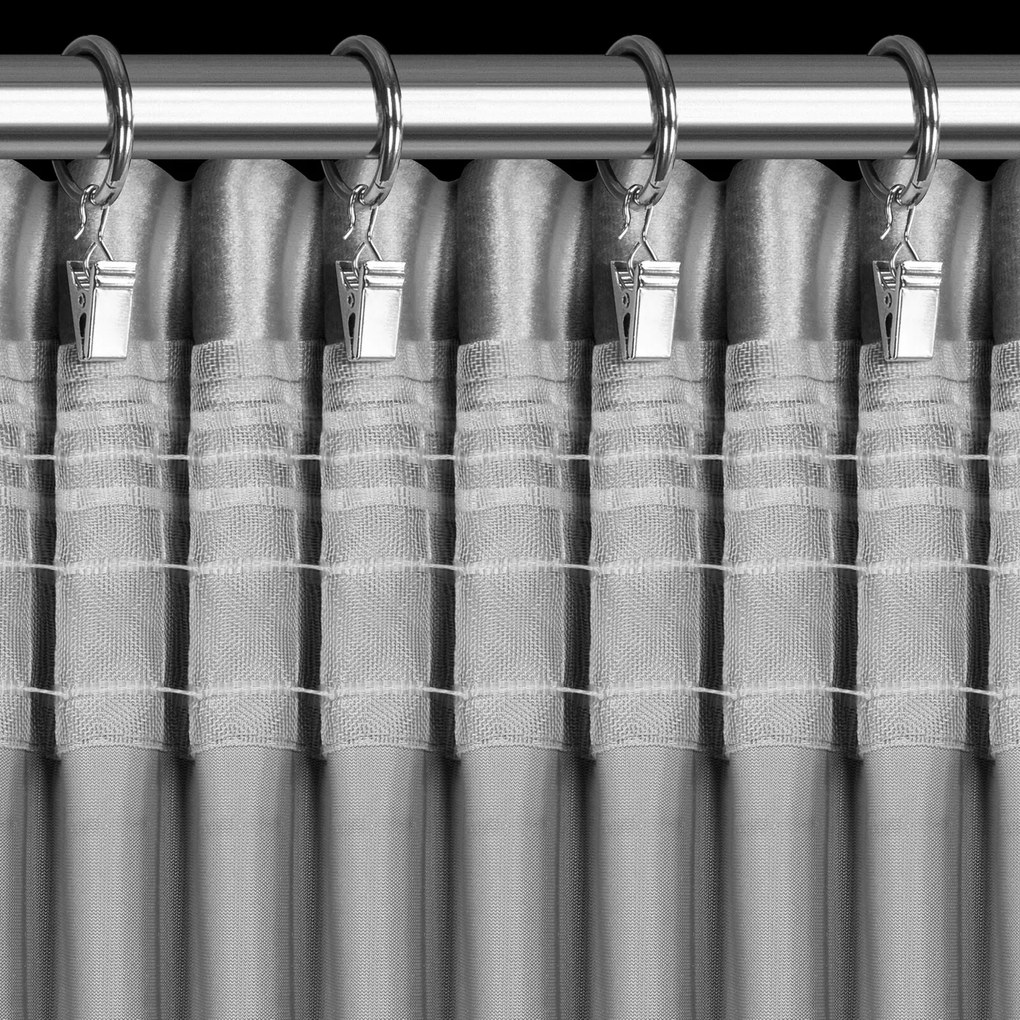 ZATEMŇOVACÍ ZÁVES NA PÁSKE CAMERON 140X270 CM STRIEBORNÁ