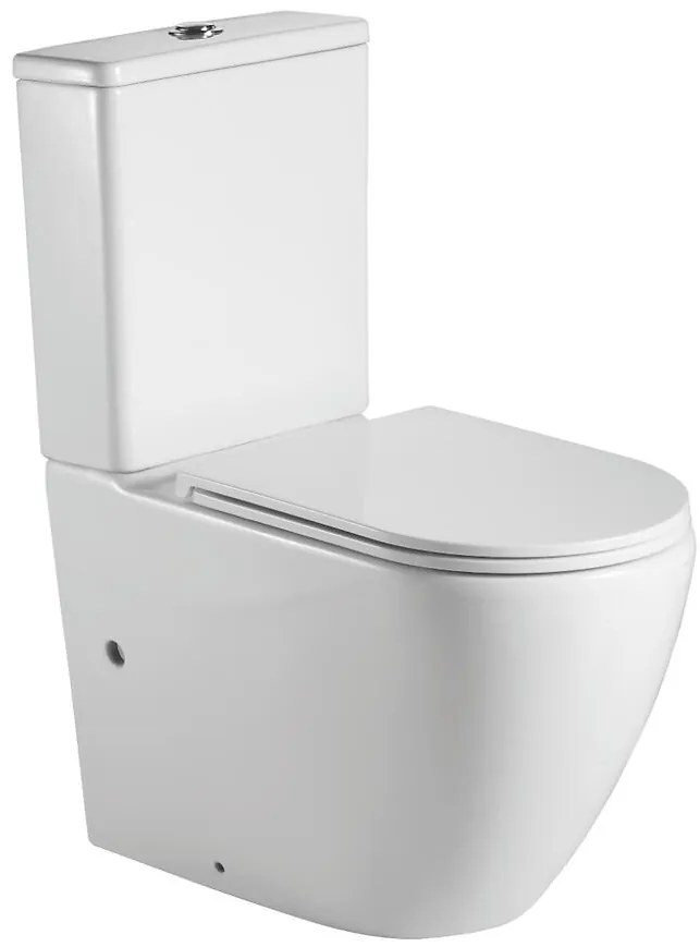 WC bezokrajové  Igar + doska s pomalým sklápaním