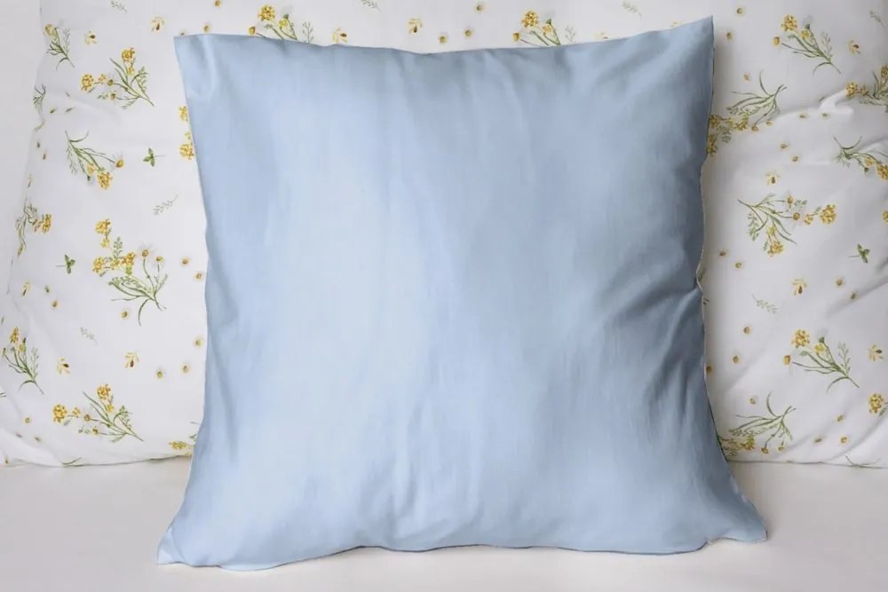 Polášek Jednofarebná obliečka na vankúš Jersey - Vínová | 40 x 60 cm