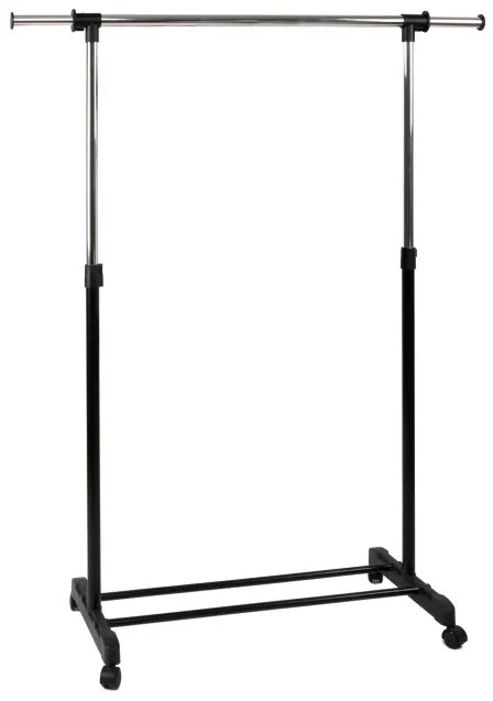 Vešiakový stojan na kolieskach OTTO čierny