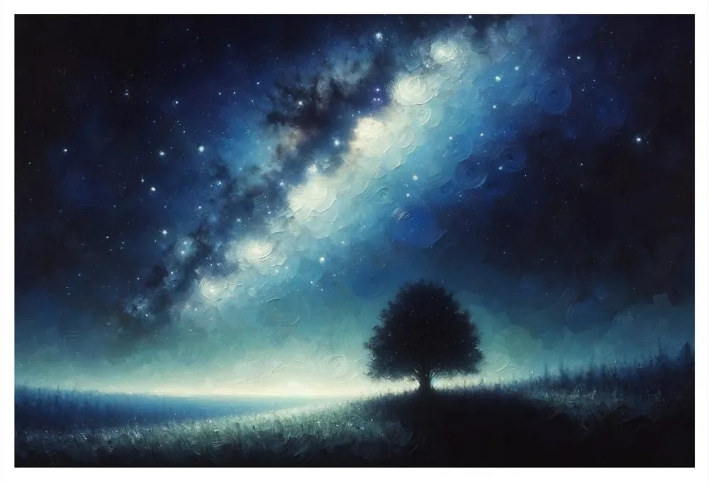 Obraz strom života pod hviezdami