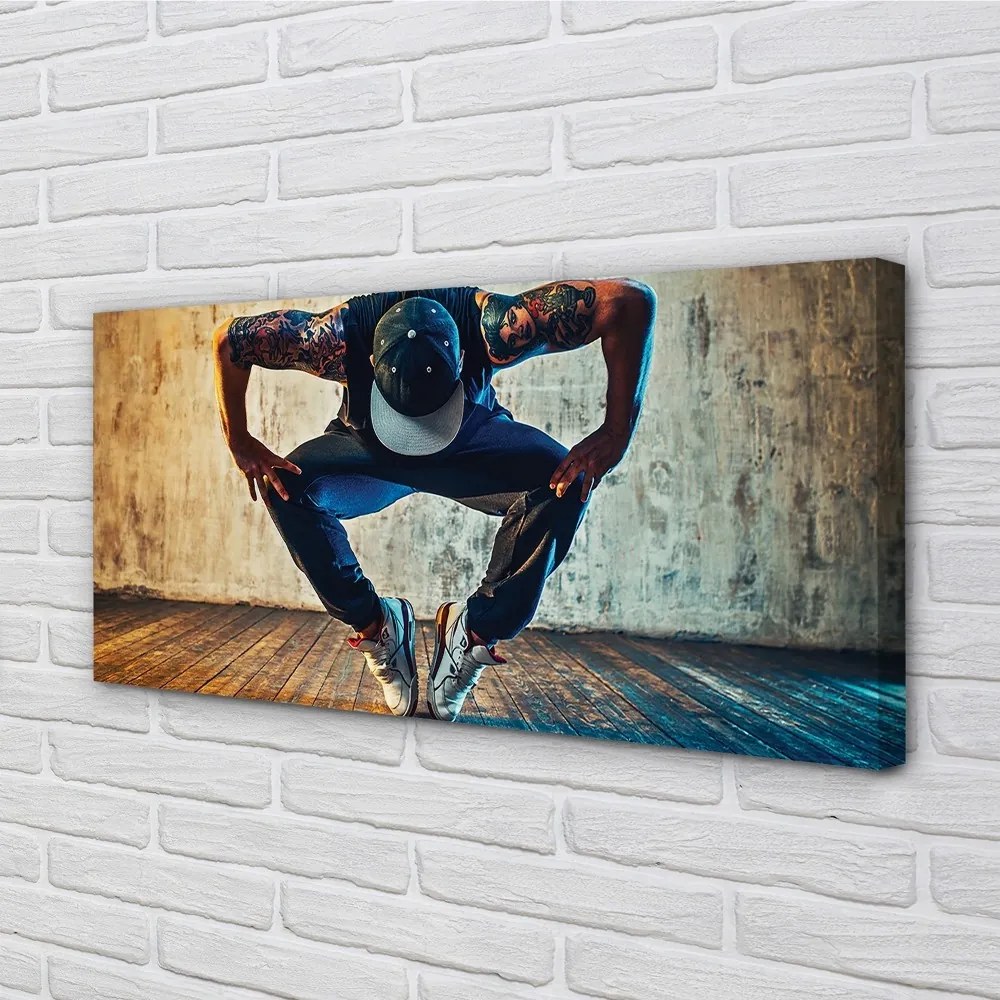 Obraz canvas Muž hip-hop 120x60 cm