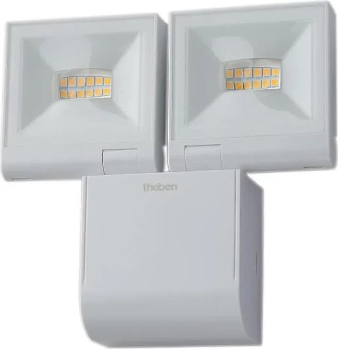 theben - LED Nástenný reflektor 2xLED/10W/230V biela IP55