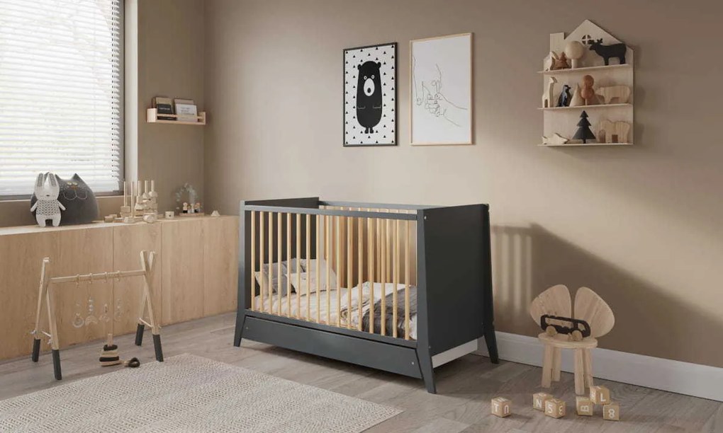 Ourbaby Cosmo bed čierna