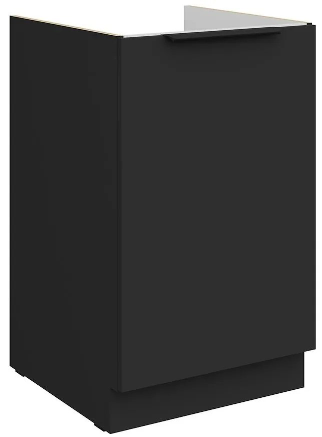 Kuchynská skrinka Aria-Bl/Bl Anti Fingerprint 50zl 1f Bb