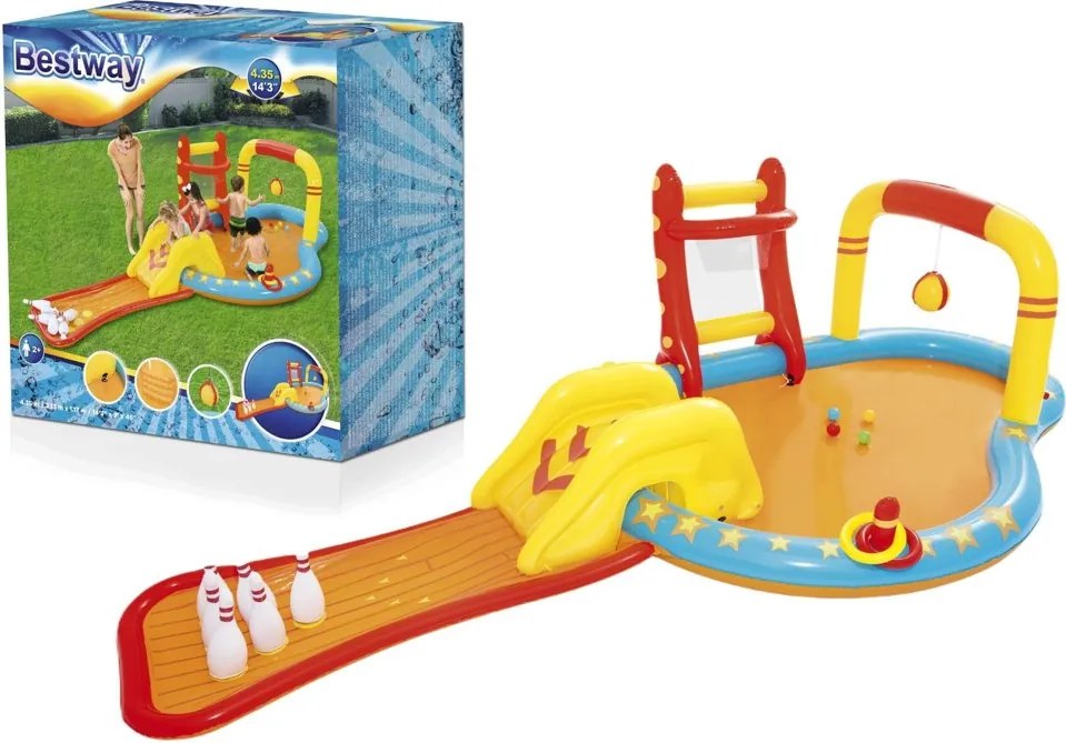 LEAN Nafukovacie vodné ihrisko Šport 435x213x117 cm