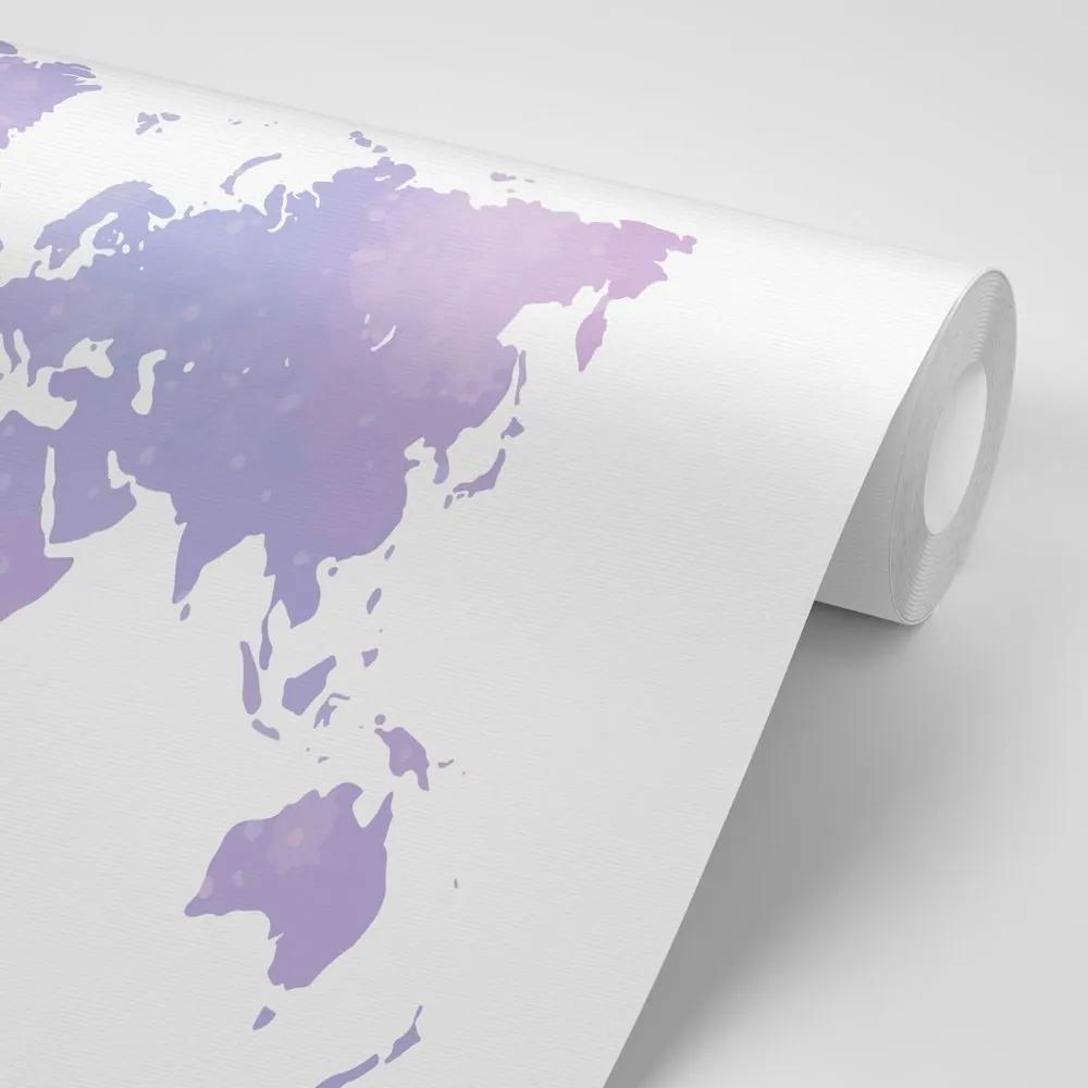 Samolepiaca tapeta nádherná mapa sveta - 150x100