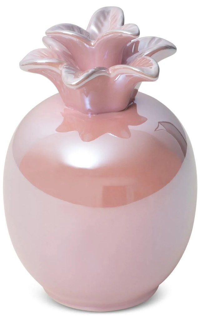 DEKORAČNÁ SOŠKA SIMONA1 (01) (FI) 11X16 CM RUŽOVÁ