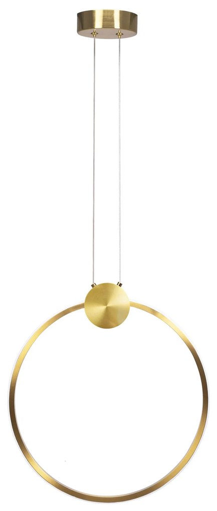 Toolight Toolight, LED stropné svietidlo 40cm 17W 4000K APP1397-CP, zlatá matná, OSW-00955