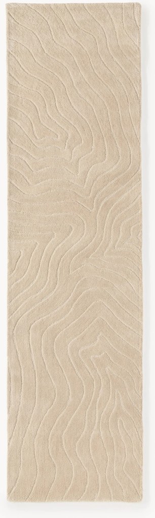 Ručne tuftovaný vlnený behúň Aaron