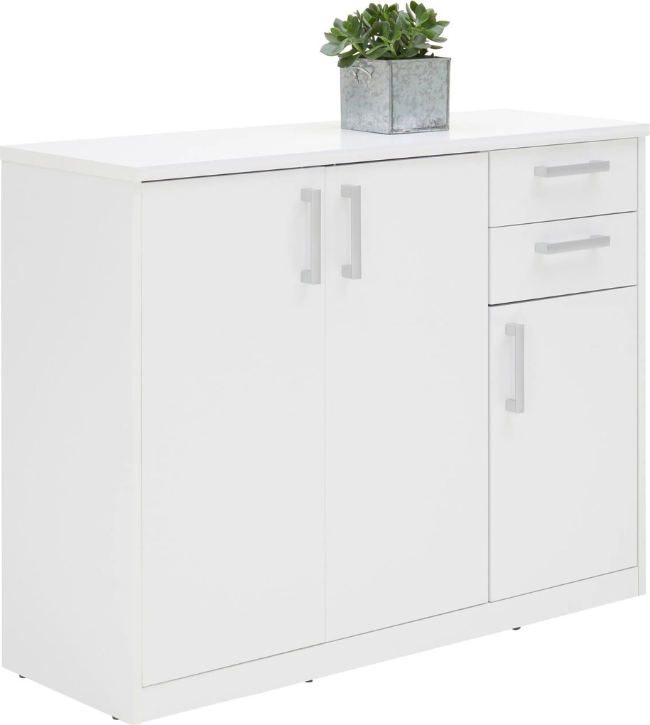 XXXLutz KOMODA, biela, 106/84/36 cm Xora - Komody - 000017003006