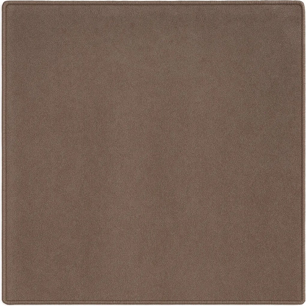 Kusový koberec Royal Lux 40 hnedý štvorec, 400x400, hnedá, obývacia izba, AladinWorld Expres