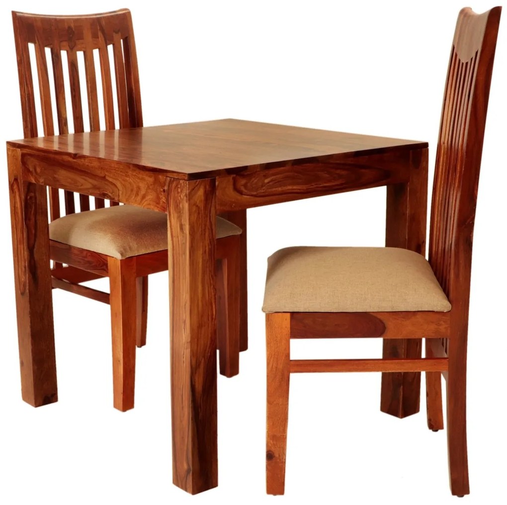 furniture-nabytek.cz - Jídelní set pro 2 osoby z dřeva palisandr