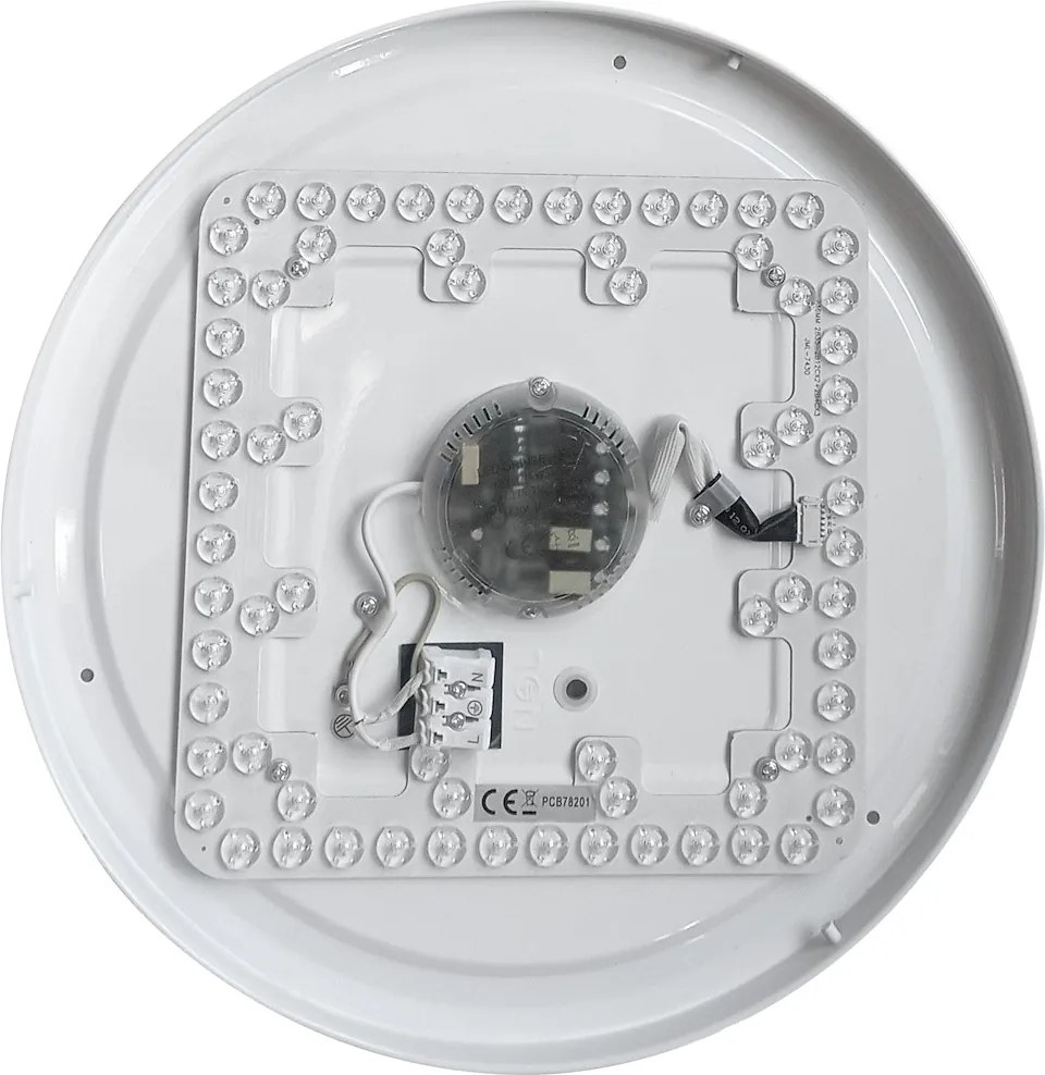 Stropné LED svietidlo Melo, 1x LED 36w, 3000-6000k, b, RGB, (fi 39 cm), s ovládačom