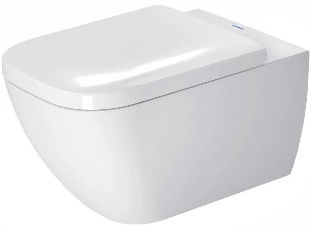 DURAVIT Happy D.2 závesné WC s hlbokým splachovaním, 365 x 540 mm, biela, s povrchom WonderGliss, 22210900001
