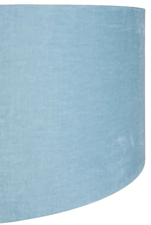 Nástenné oblúkové svietidlo oceľové s tienidlom modré 50/50/25 nastaviteľné