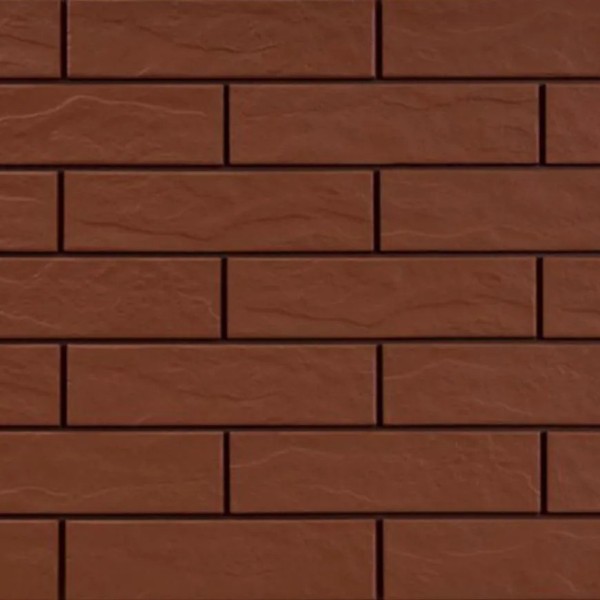 Vonkajší obklad  Rustik burgund 24.5/6.5