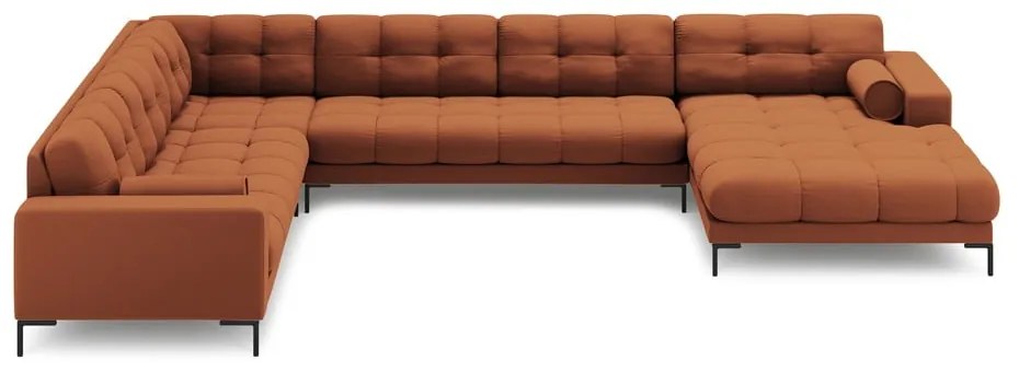 Rohová pohovka v tehlovej farbe (ľavý roh) Bali – Cosmopolitan Design