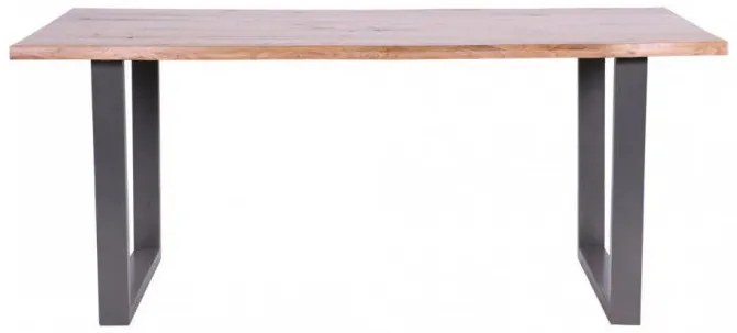 Jedálenský stôl SILENCE III - 160x80cm,Tmavý dub
