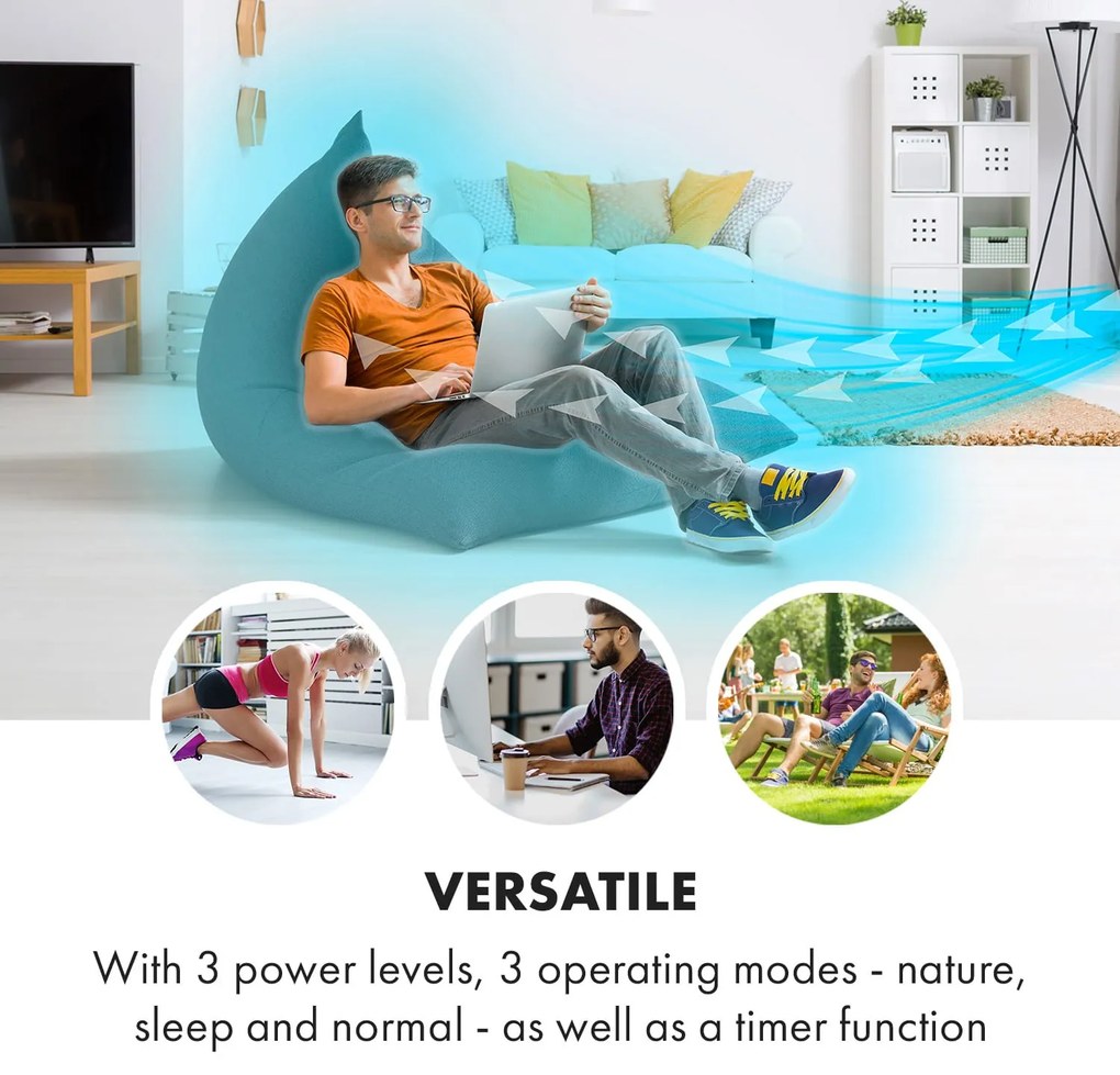 Klarstein Waterfall, ochladzovač vzduchu, 45 W, 4 l, 2 x chladiaci box, mobilný