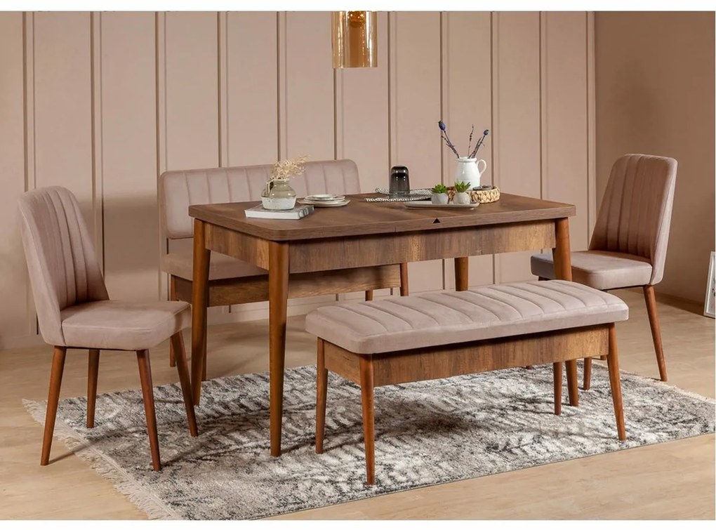 Lavica Vina Stone and Walnut