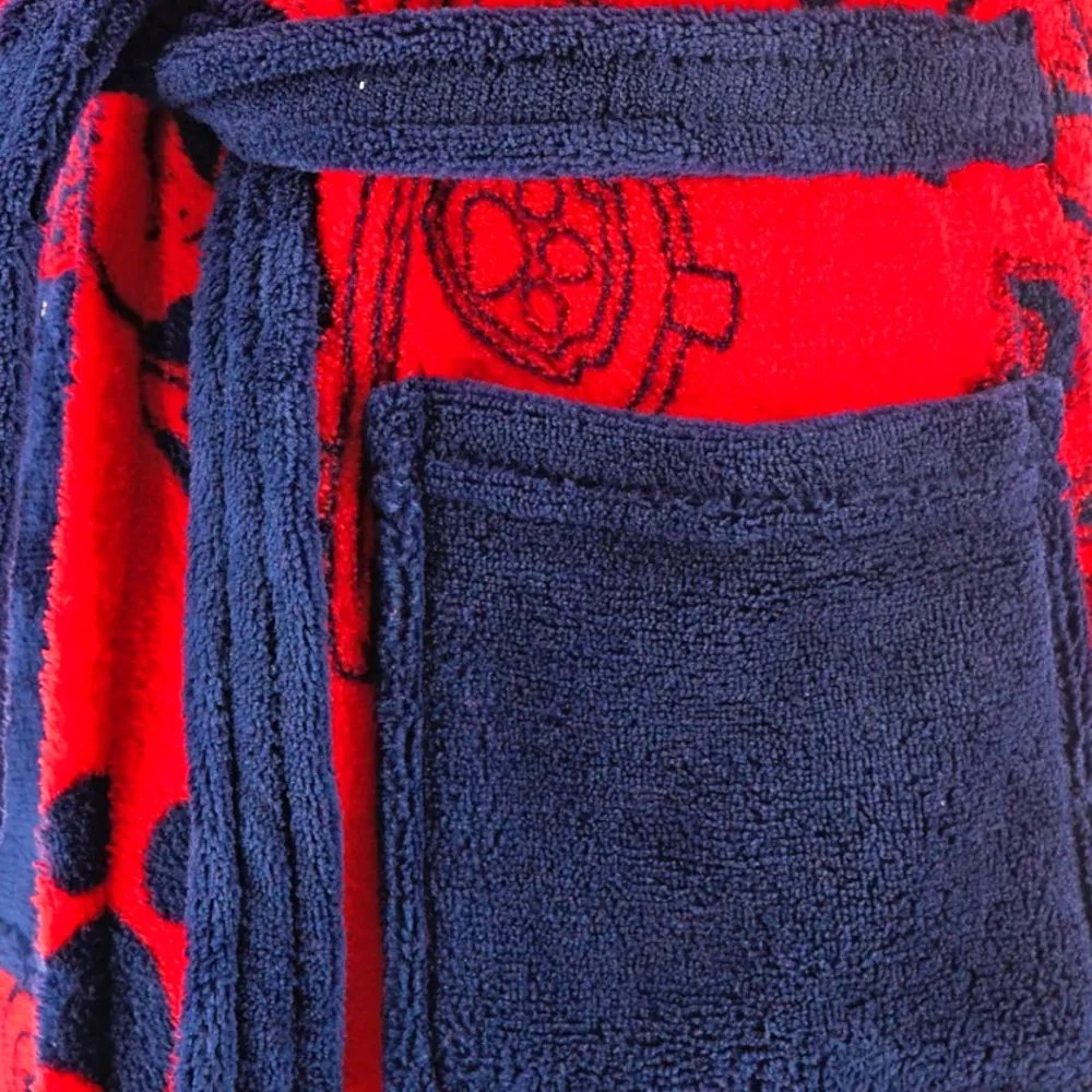 Chlapčenský župan s kapucňou Paw Patrol, EU 98 Červená