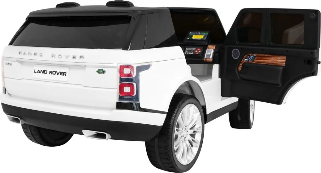 Ramiz Range Rover HSE 2-miestne detské auto Biele SUV + Pilot