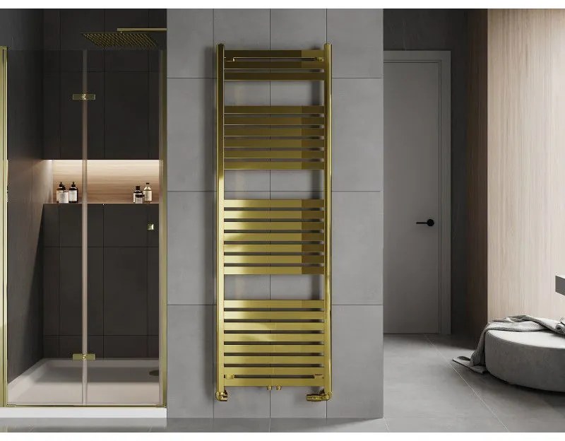 Mexen Uran, vykurovacie teleso 1800x600 mm, 729 W, zlatá lesklá, W105-1800-600-00-50