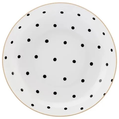 24-dielna pestrofarebná jedálenská súprava z porcelánu