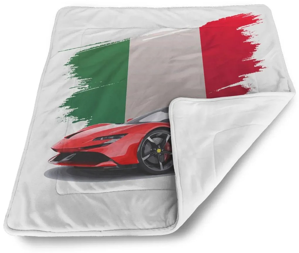 Sablio Deka pre bábätko Ferrari Talianska vlajka - 80x100 cm