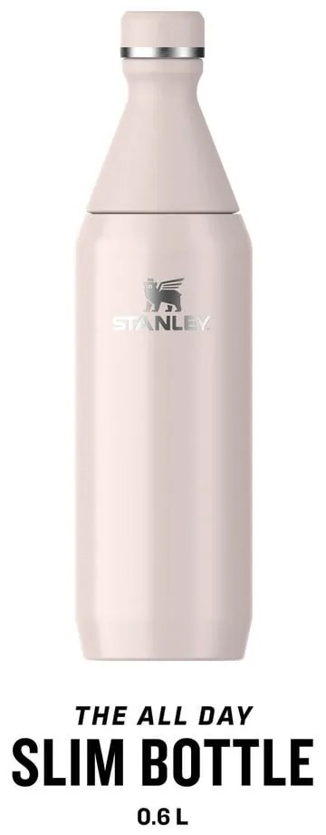 Svetloružová termofľaša z nehrdzavejúcej ocele 600 ml All Day Slim Bottle Rose Quartz – Stanley