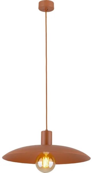 Luster na lanku ASTRA 1xE27/15W/230V pr. 41 cm tehlová