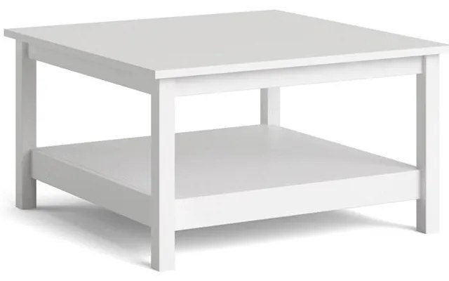 Biely konferenčný stolík 81x81 cm Madrid - Tvilum